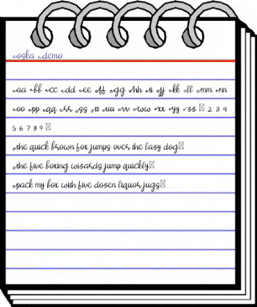 Oska- Demo Regular animated font preview Oska- Demo Regular animated font preview