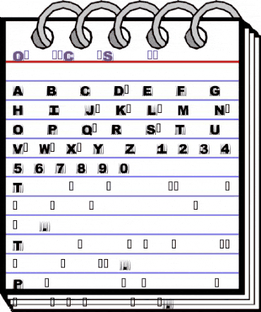 OszillCapsSecond Regular animated font preview