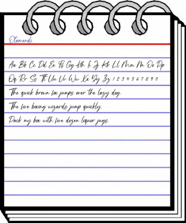 Otamendi Regular animated font preview Otamendi Regular animated font preview