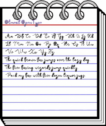 Otmeal Regular animated font preview