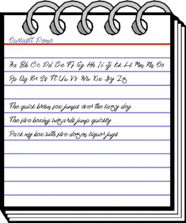 Ourlastt-Demo Regular animated font preview Ourlastt-Demo Regular animated font preview