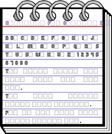 Outfield Pro Outline Regular animated font preview Outfield Pro Outline Regular animated font preview