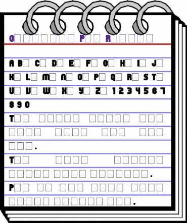 Outfield Pro Regular animated font preview