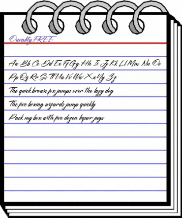 Ouvality FREE Regular animated font preview Ouvality FREE Regular animated font preview