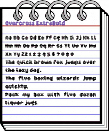 Overcross ExtraBold animated font preview Overcross ExtraBold animated font preview