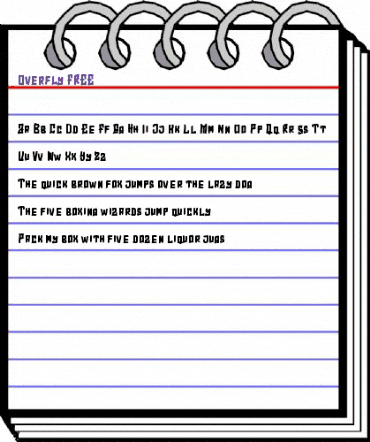 Overfly FREE Regular animated font preview Overfly FREE Regular animated font preview