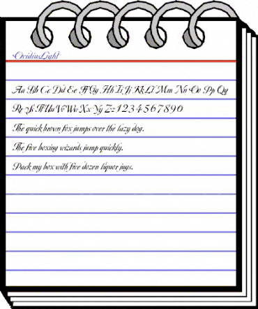 Ovidius Medium animated font preview Ovidius Medium animated font preview