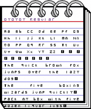 oyoyoy Regular animated font preview oyoyoy Regular animated font preview