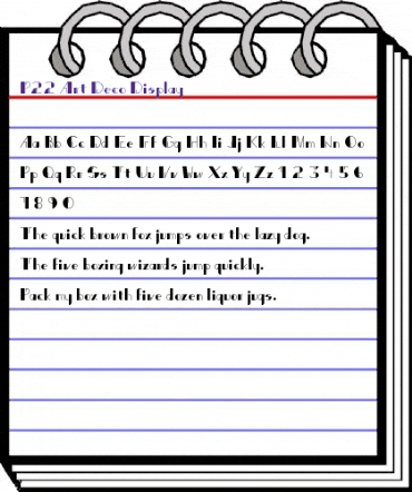 P22 Art Deco Display Regular animated font preview P22 Art Deco Display Regular animated font preview