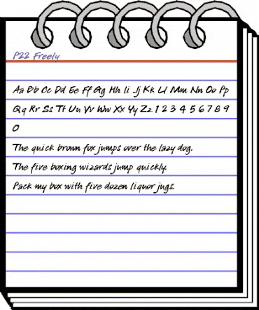 P22 Freely Regular animated font preview P22 Freely Regular animated font preview