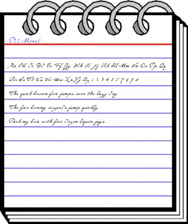 P22 Monet Regular animated font preview P22 Monet Regular animated font preview