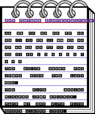 P22 ToyBox BlocksSolidBold Regular animated font preview P22 ToyBox BlocksSolidBold Regular animated font preview