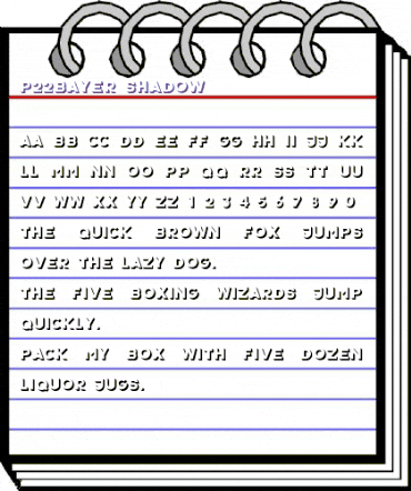 P22Bayer Regular animated font preview