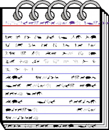 P22Petroglyphs African animated font preview