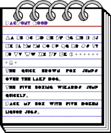 PacFont Good Regular animated font preview PacFont Good Regular animated font preview