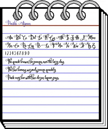 Pacific Again Regular animated font preview Pacific Again Regular animated font preview