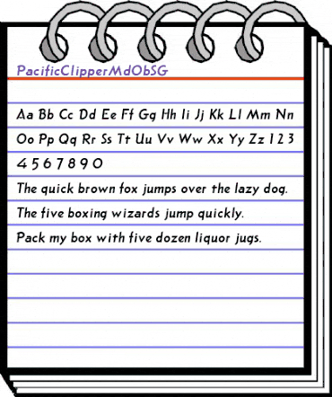 Pacific Regular animated font preview Pacific Regular animated font preview