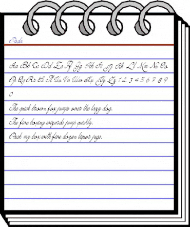 Pada Regular animated font preview Pada Regular animated font preview