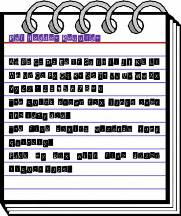 Paf Header Regular animated font preview