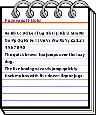 PageSansTF-Bold Regular animated font preview PageSansTF-Bold Regular animated font preview