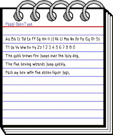 Paggi Regular animated font preview Paggi Regular animated font preview