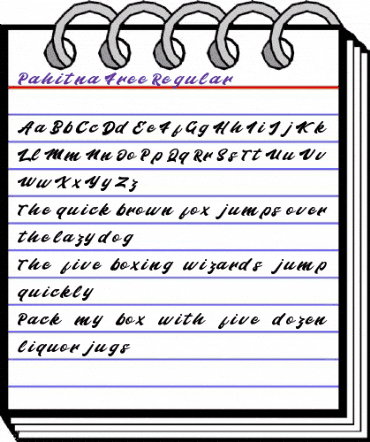 Pahitna Free Regular animated font preview Pahitna Free Regular animated font preview
