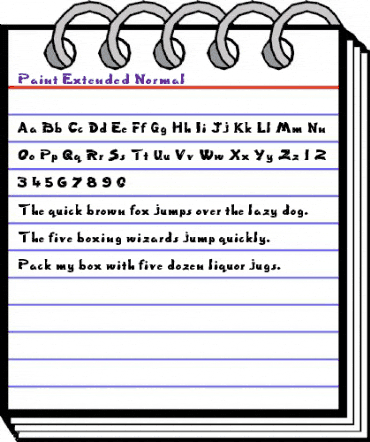 Paint-Extended Normal animated font preview Paint-Extended Normal animated font preview