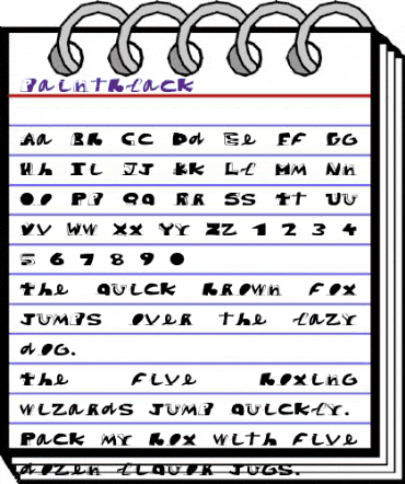 paintblack Black animated font preview paintblack Black animated font preview