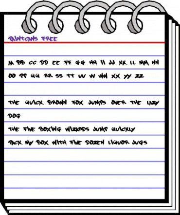 PaintCans_Free Regular animated font preview