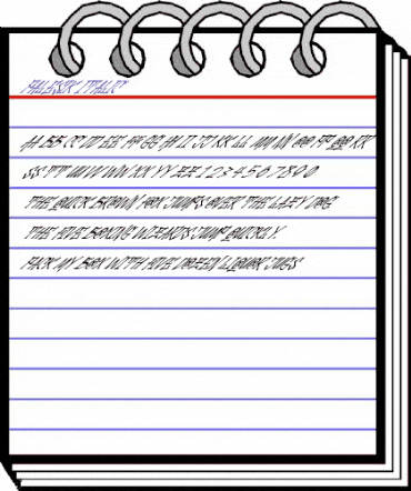 Palesik Italic Regular animated font preview Palesik Italic Regular animated font preview