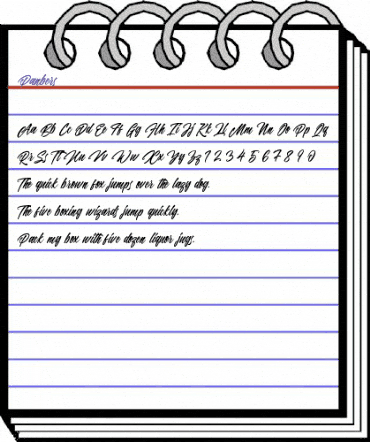 Panbers Regular animated font preview