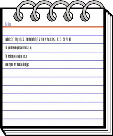 Panther Normal animated font preview Panther Normal animated font preview