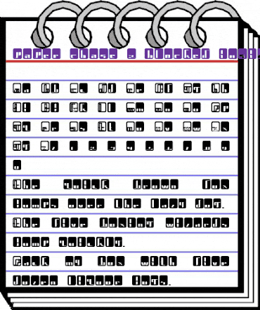 paper chase 2 blocked inside animated font preview paper chase 2 blocked inside animated font preview