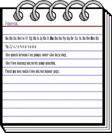 Papercut Regular animated font preview Papercut Regular animated font preview