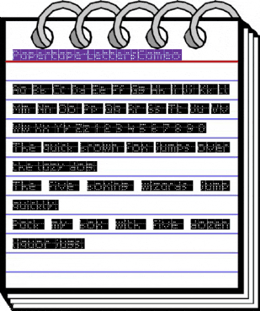 Papertape Regular animated font preview Papertape Regular animated font preview