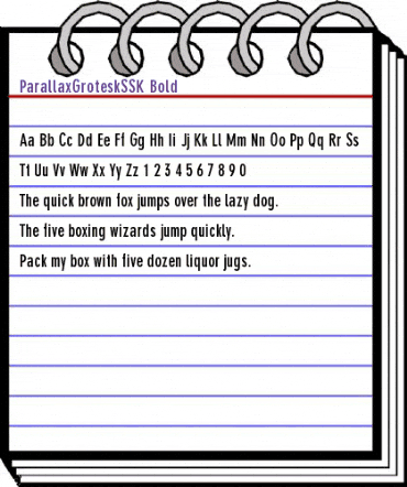 ParallaxGroteskSSK Bold animated font preview ParallaxGroteskSSK Bold animated font preview