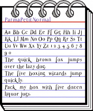 ParmaPetitNormal Regular animated font preview ParmaPetitNormal Regular animated font preview
