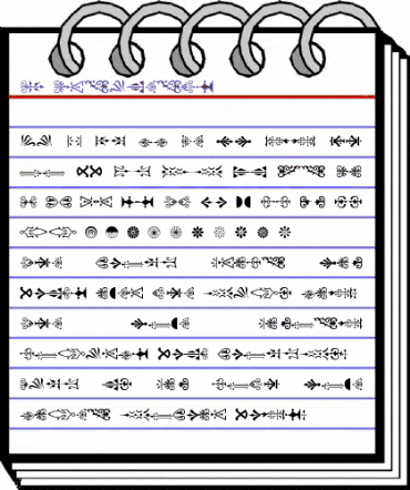 PC Ornaments Regular animated font preview PC Ornaments Regular animated font preview