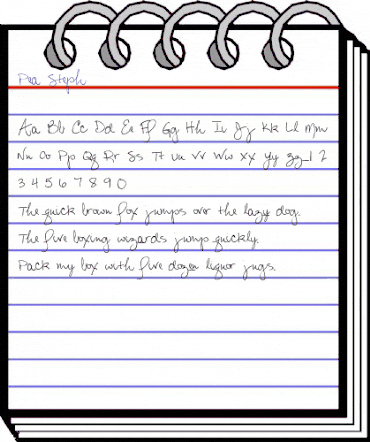 Pea Steph Regular animated font preview Pea Steph Regular animated font preview