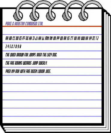 Peace & Houston Condensed Ital Regular animated font preview Peace & Houston Condensed Ital Regular animated font preview