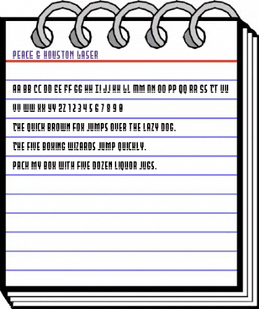 Peace & Houston Laser Regular animated font preview Peace & Houston Laser Regular animated font preview