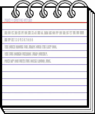 Peace & Houston Outline Regular animated font preview Peace & Houston Outline Regular animated font preview