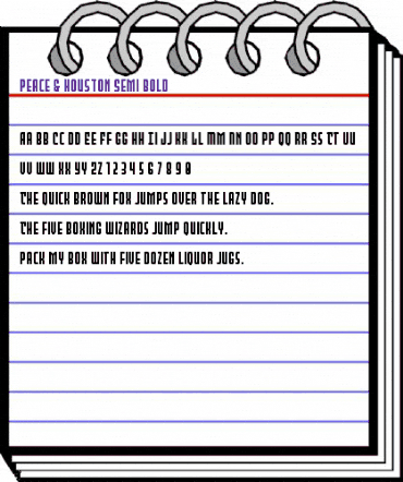 Peace & Houston Semi-Bold Regular animated font preview Peace & Houston Semi-Bold Regular animated font preview