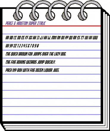 Peace & Houston Super-Italic Regular animated font preview Peace & Houston Super-Italic Regular animated font preview