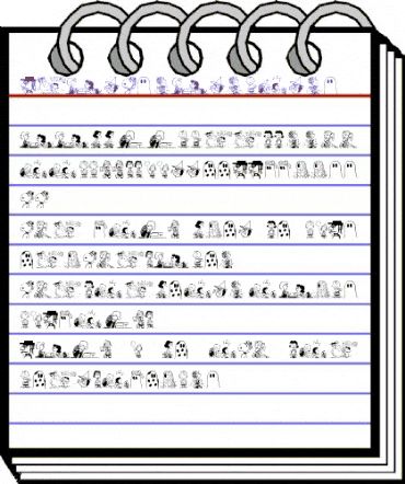 Peanuts Gang Dings Regular animated font preview Peanuts Gang Dings Regular animated font preview