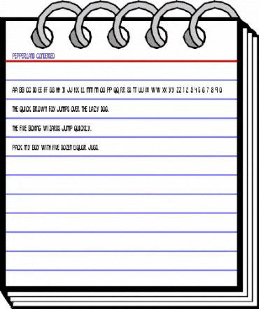 Pepperland Condensed Condensed animated font preview