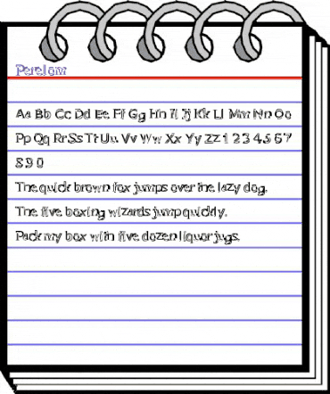 Perelom Regular animated font preview Perelom Regular animated font preview