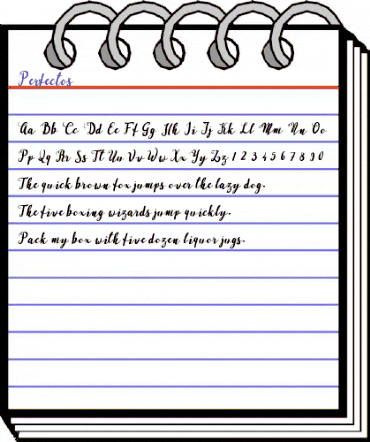 Perfectos Regular animated font preview