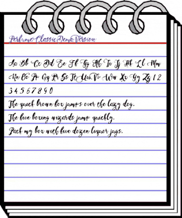 Perfume Classic Demo Version Regular animated font preview