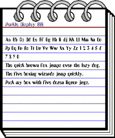 Perkle Display SSi Regular animated font preview Perkle Display SSi Regular animated font preview